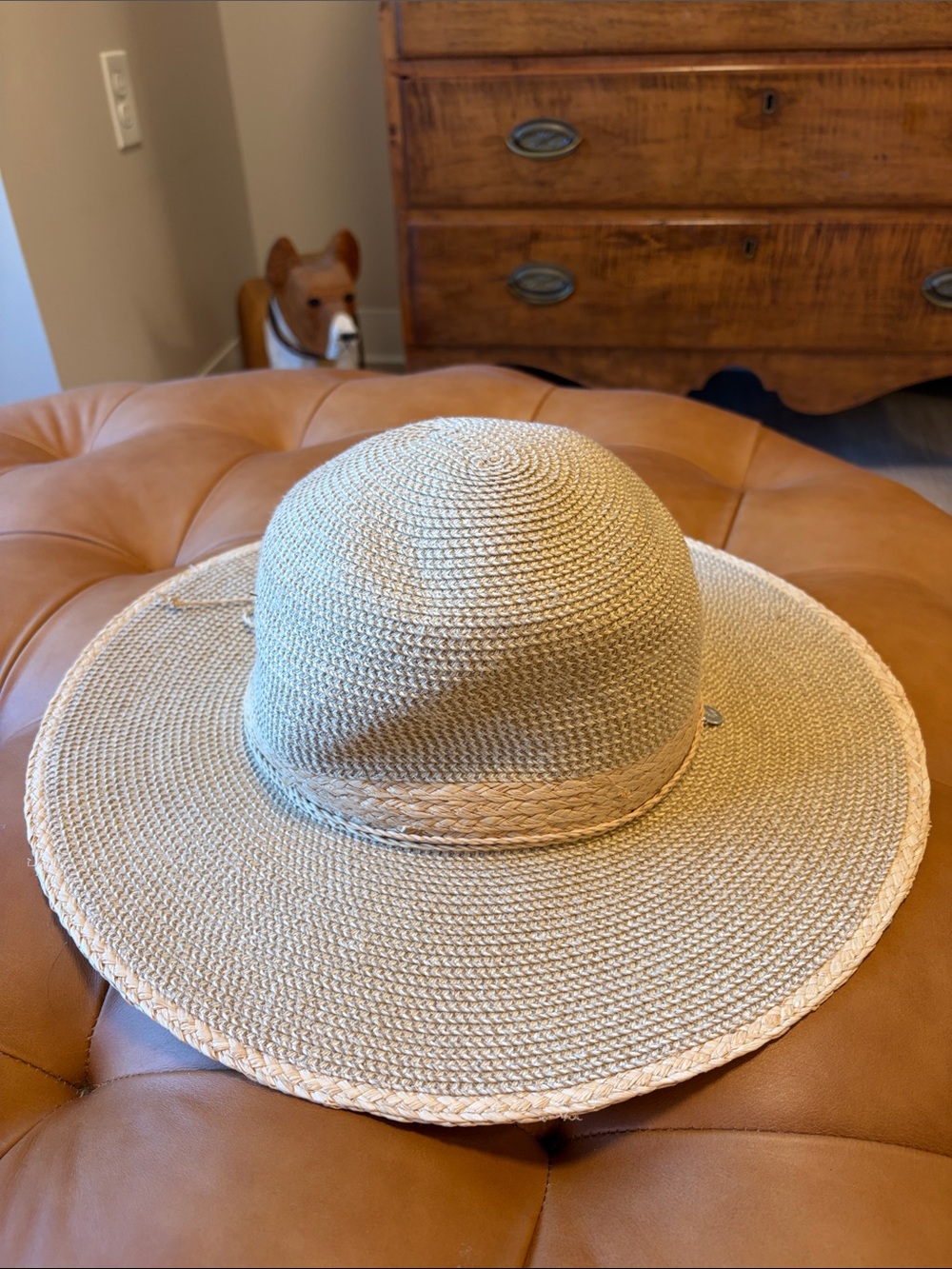 NWT SUNDAY AFTERNOONS  STRAW WIDE BRIM FLOPPY SUN HAT